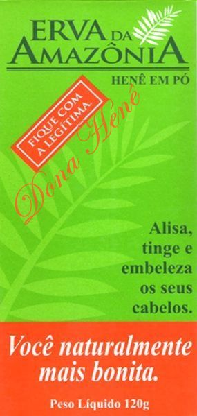 *Henê Erva da Amazônia Pó (caixa verde e laranja) - 120g